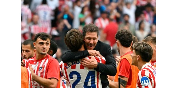Atlético Madrid weckt mit einem Sieg über Real Madrid neue Hoffnungen auf den Wiederaufstieg Atlético Madrid weckt mit einem Sieg über Real Madrid neue Hoffnungen auf den Wiederaufstieg